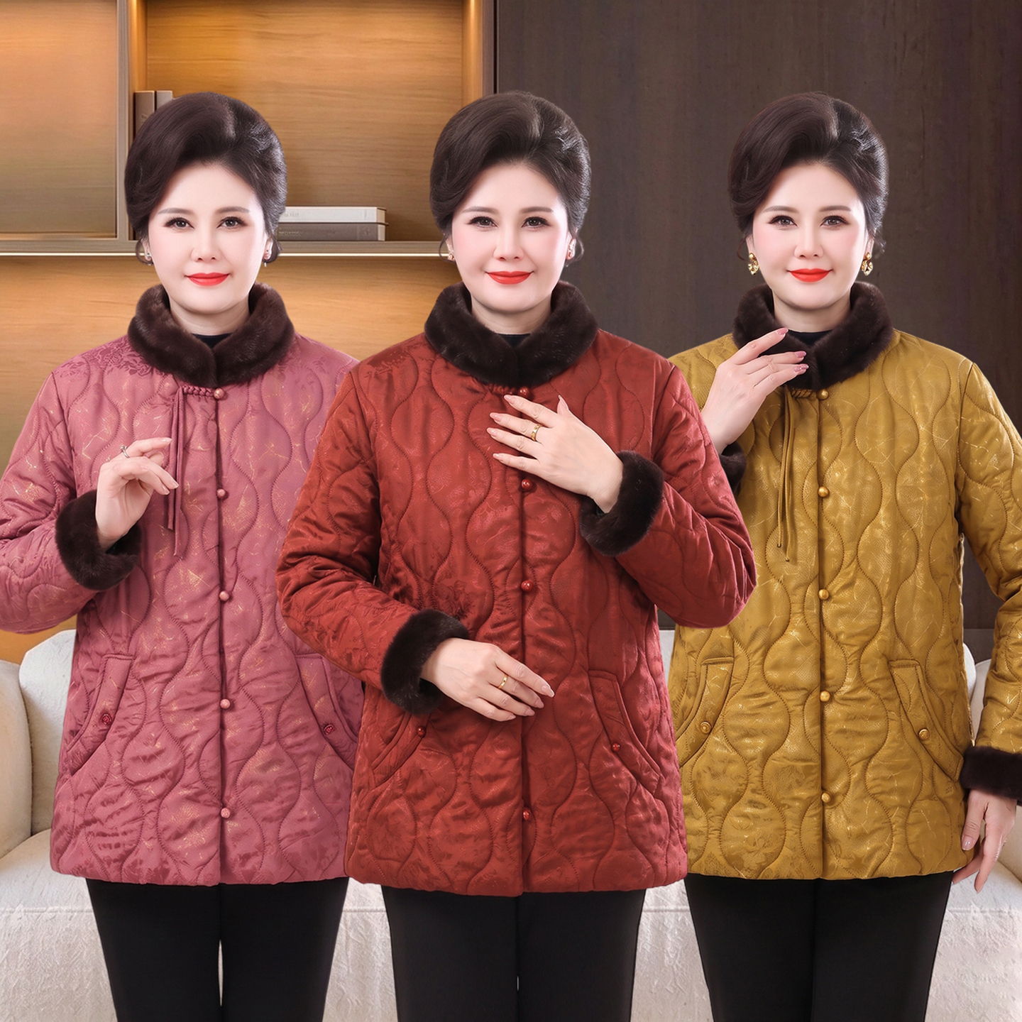 Elegant Padded Jacket 8648