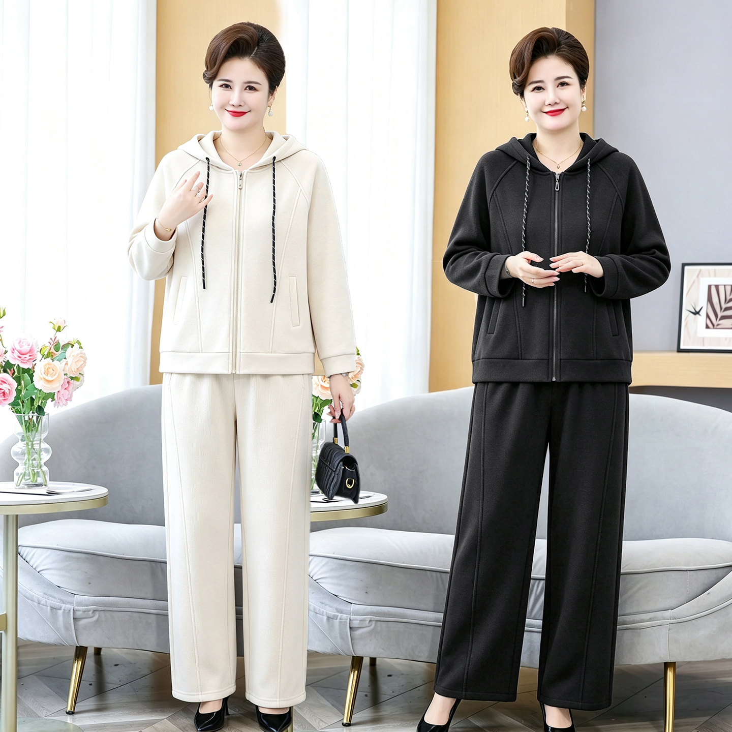 Casual Hoodie Set 8631