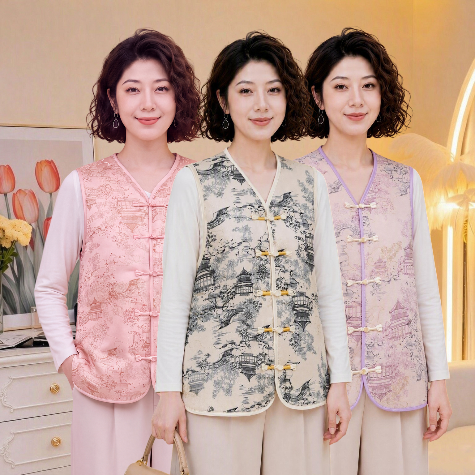 Modern Chinese Vest 5601
