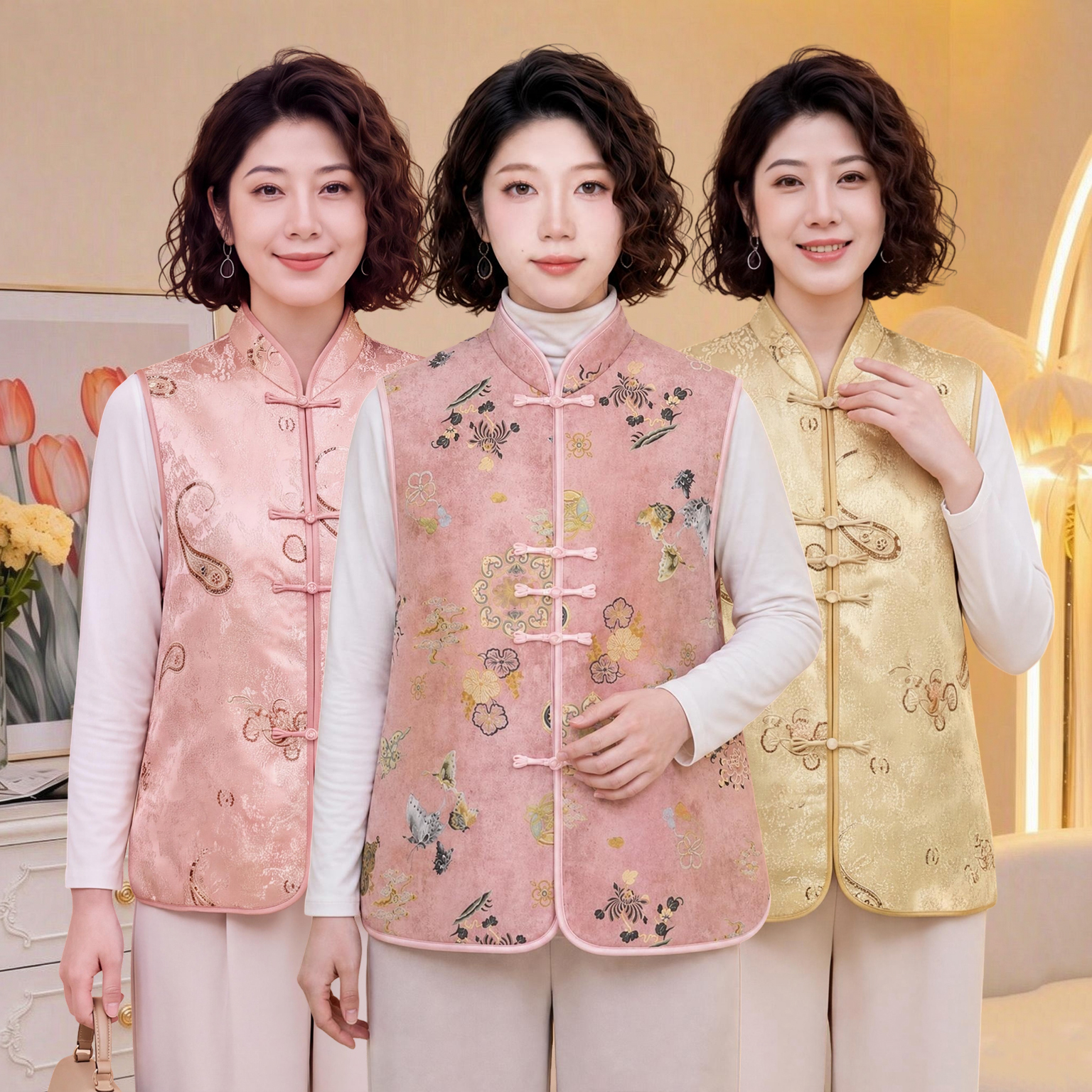 Modern Chinese Vest 5606A