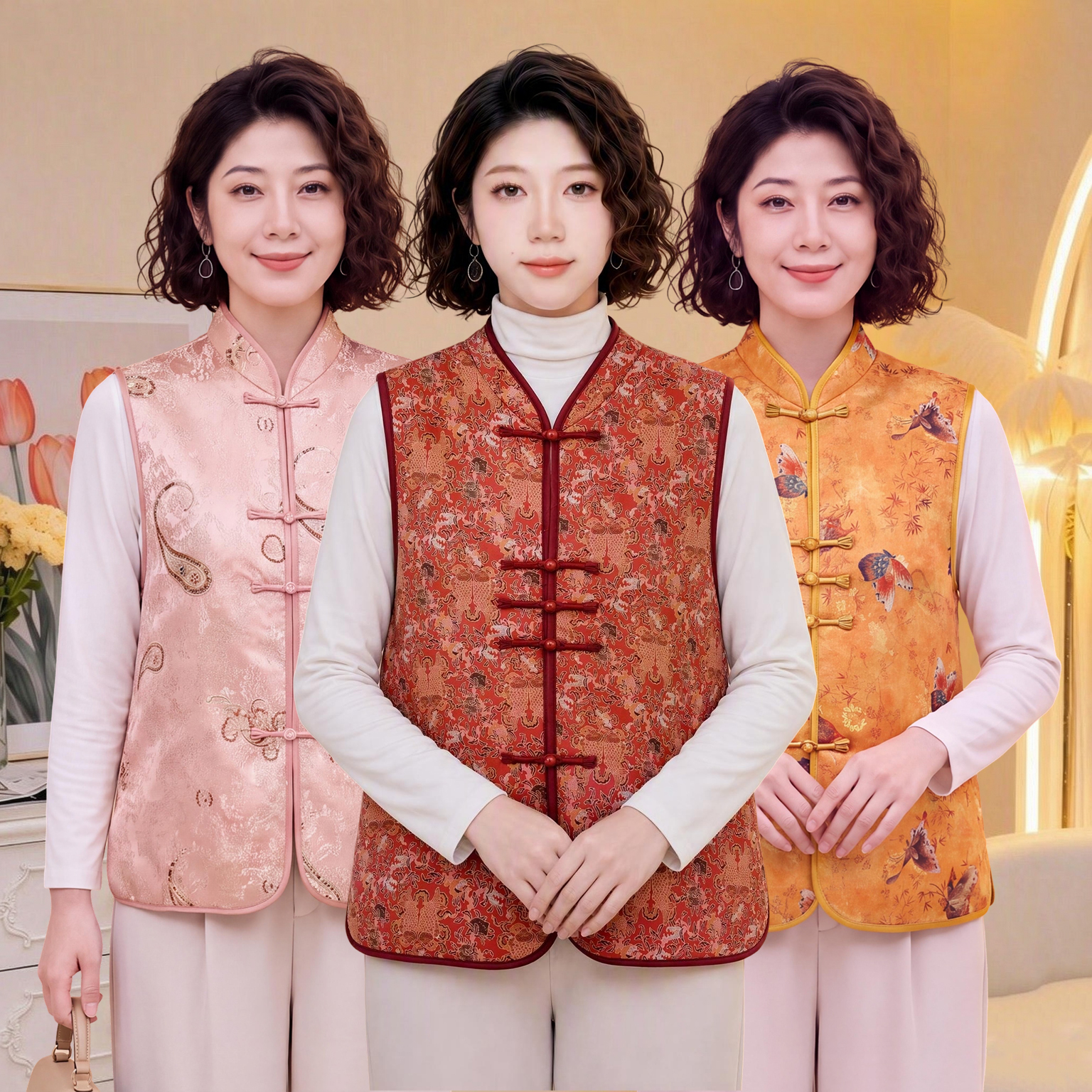 Modern Chinese Vest 5606B