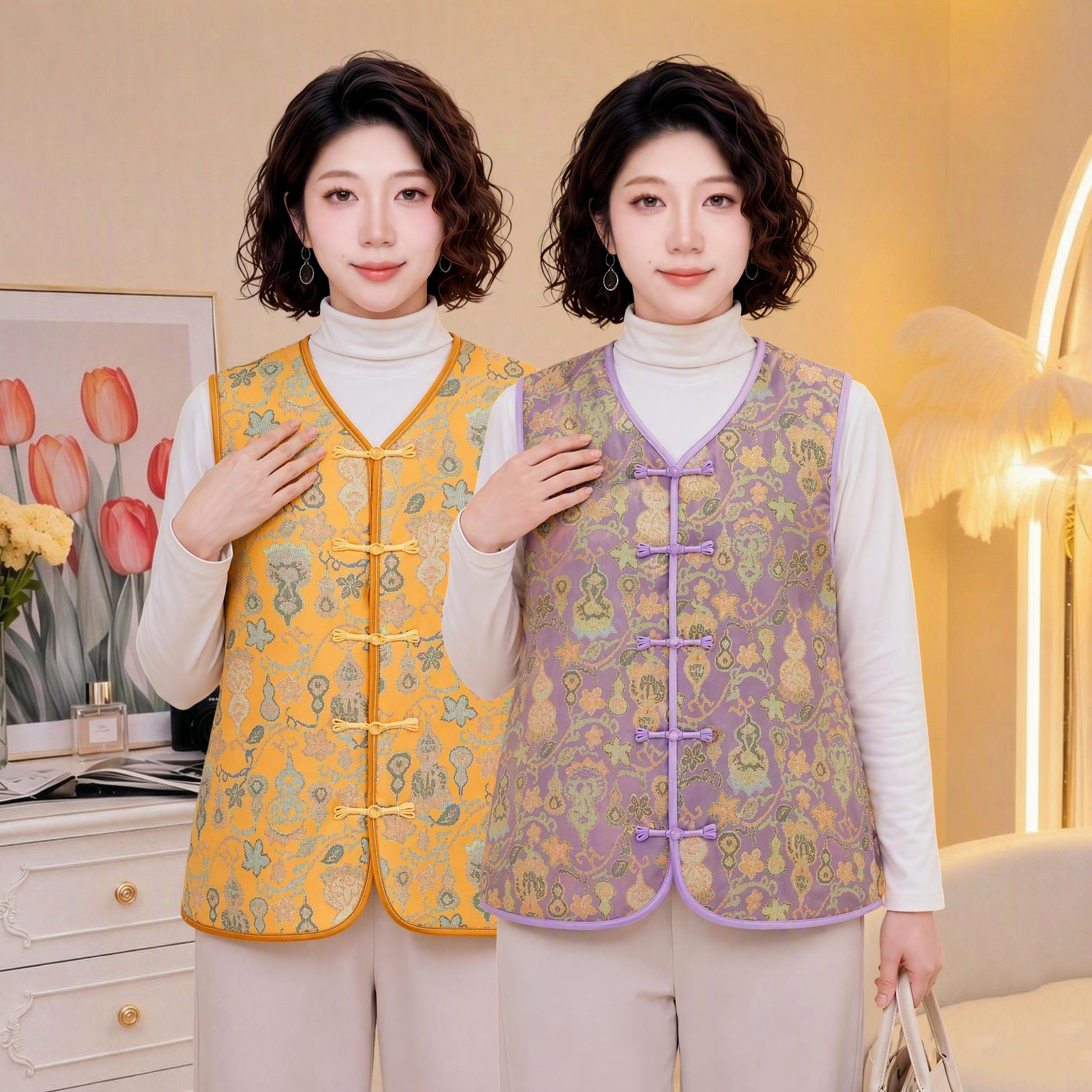 Modern Chinese Vest 5601B
