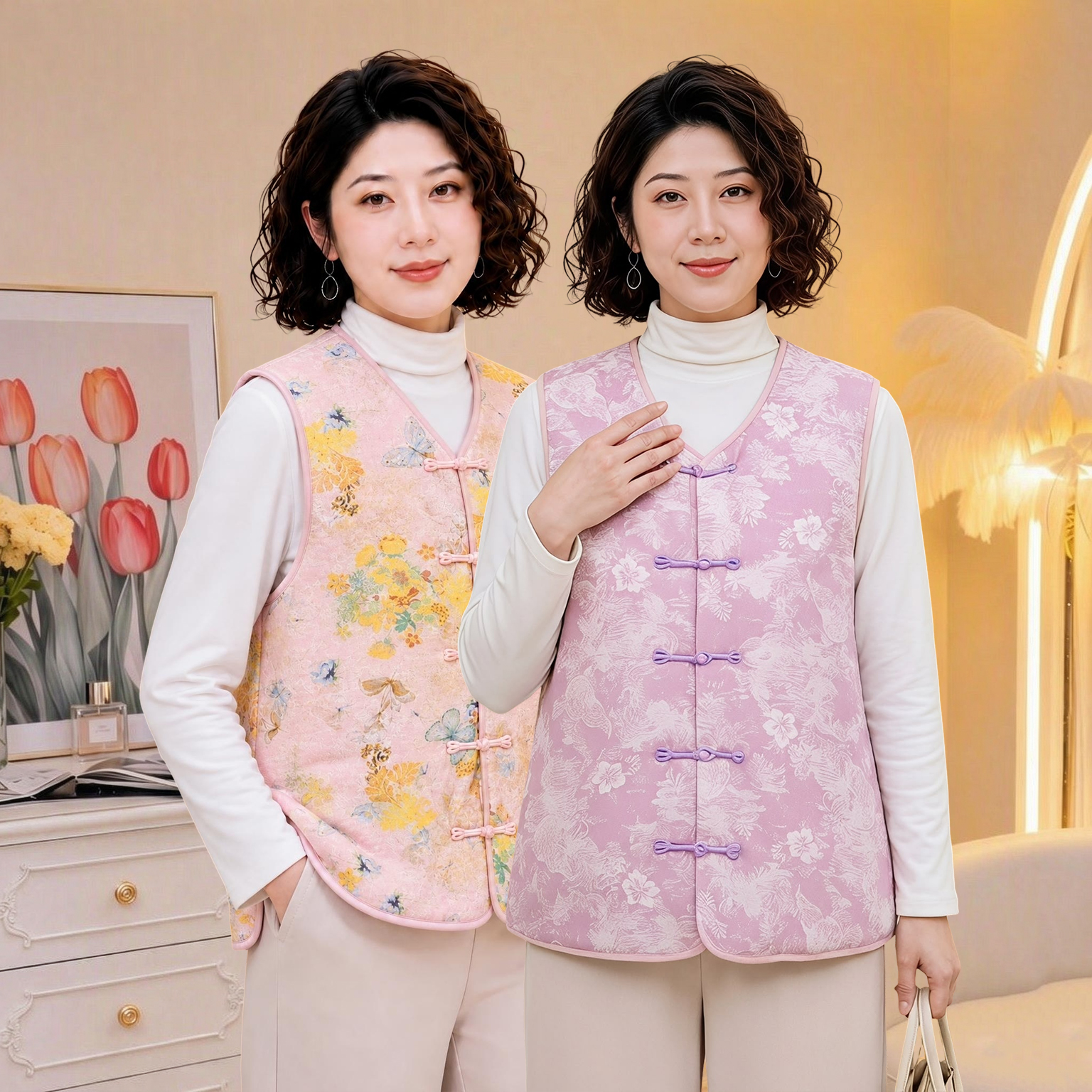 Modern Chinese Vest 5602B