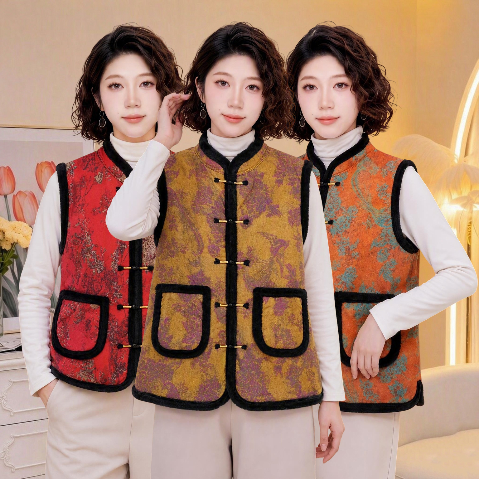 Modern Chinese Vest 5603