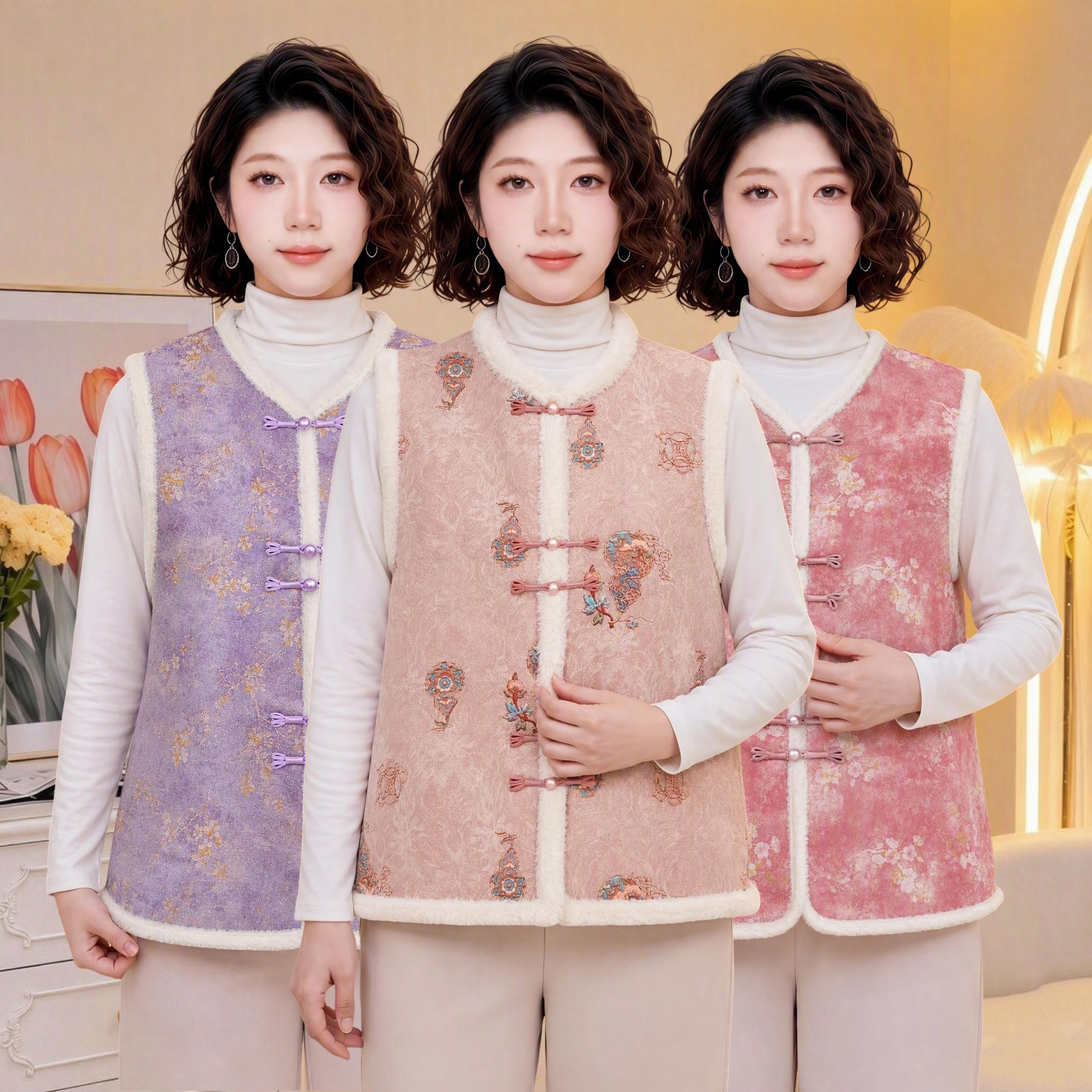 Modern Chinese Vest 5604A