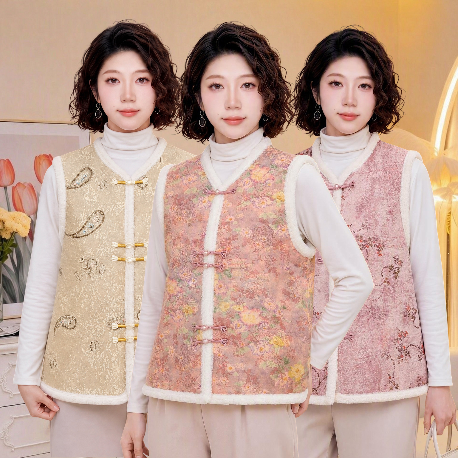 Modern Chinese Vest 5604B