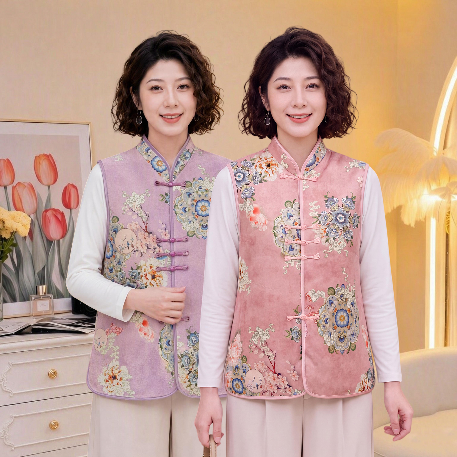 Modern Chinese Vest 5606C