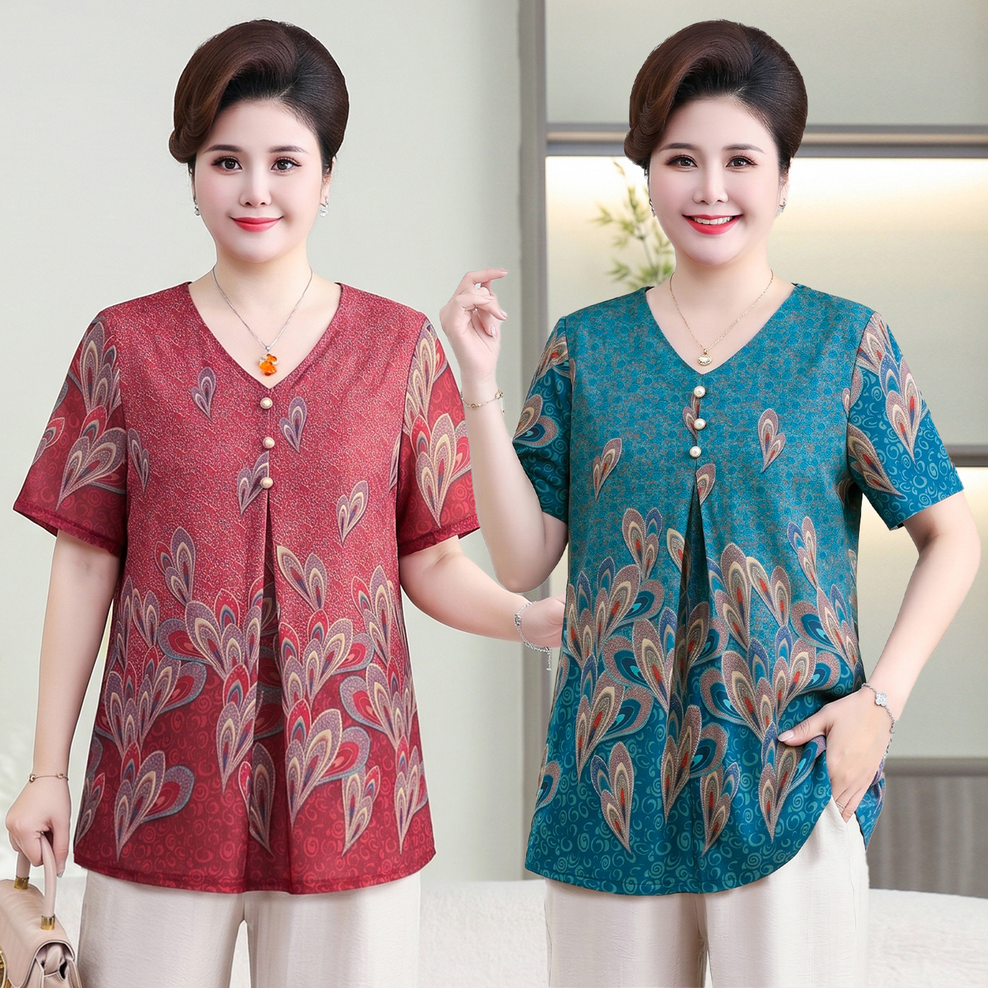Bloom Short-sleeve Top 8614A