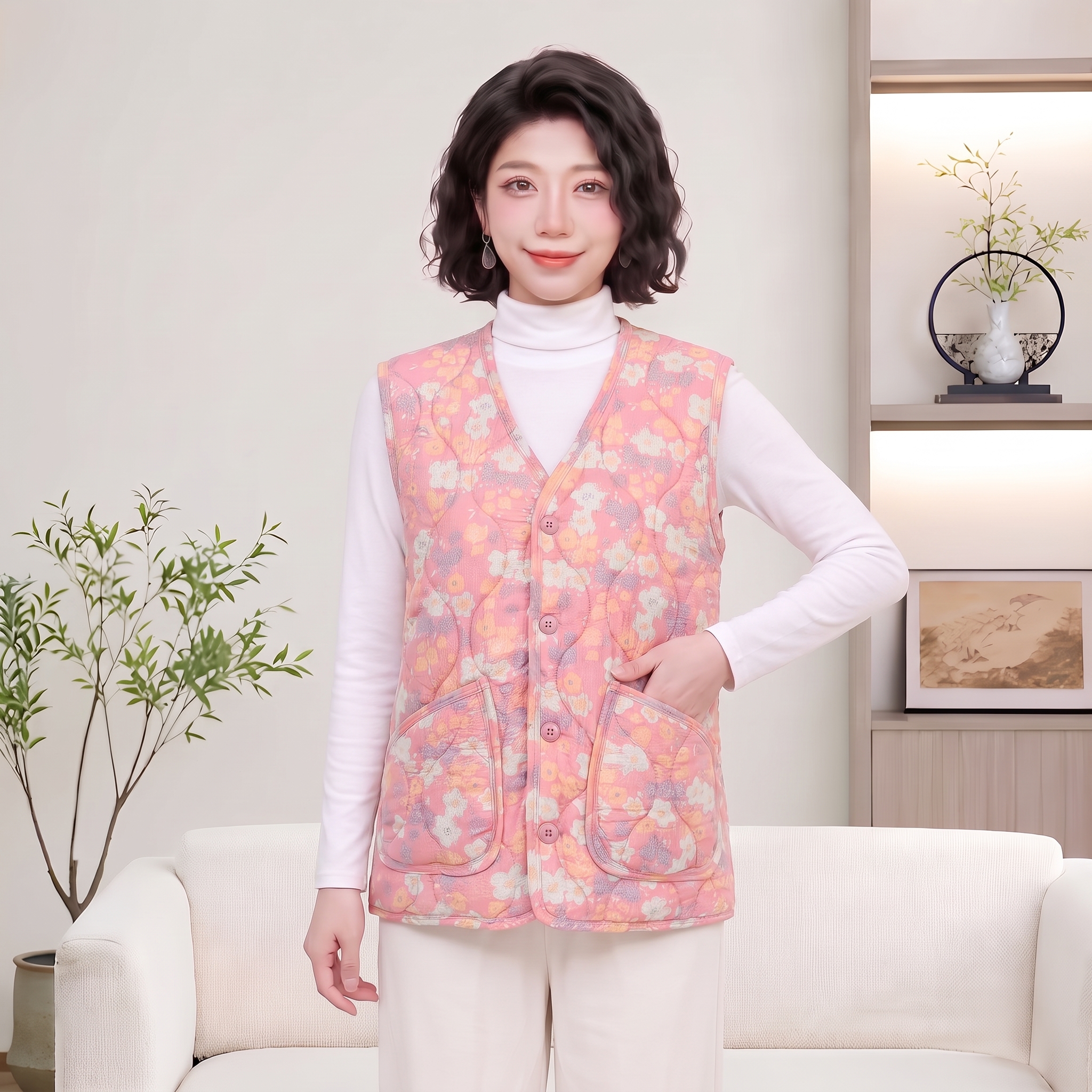 Modern Chinese Vest 5607