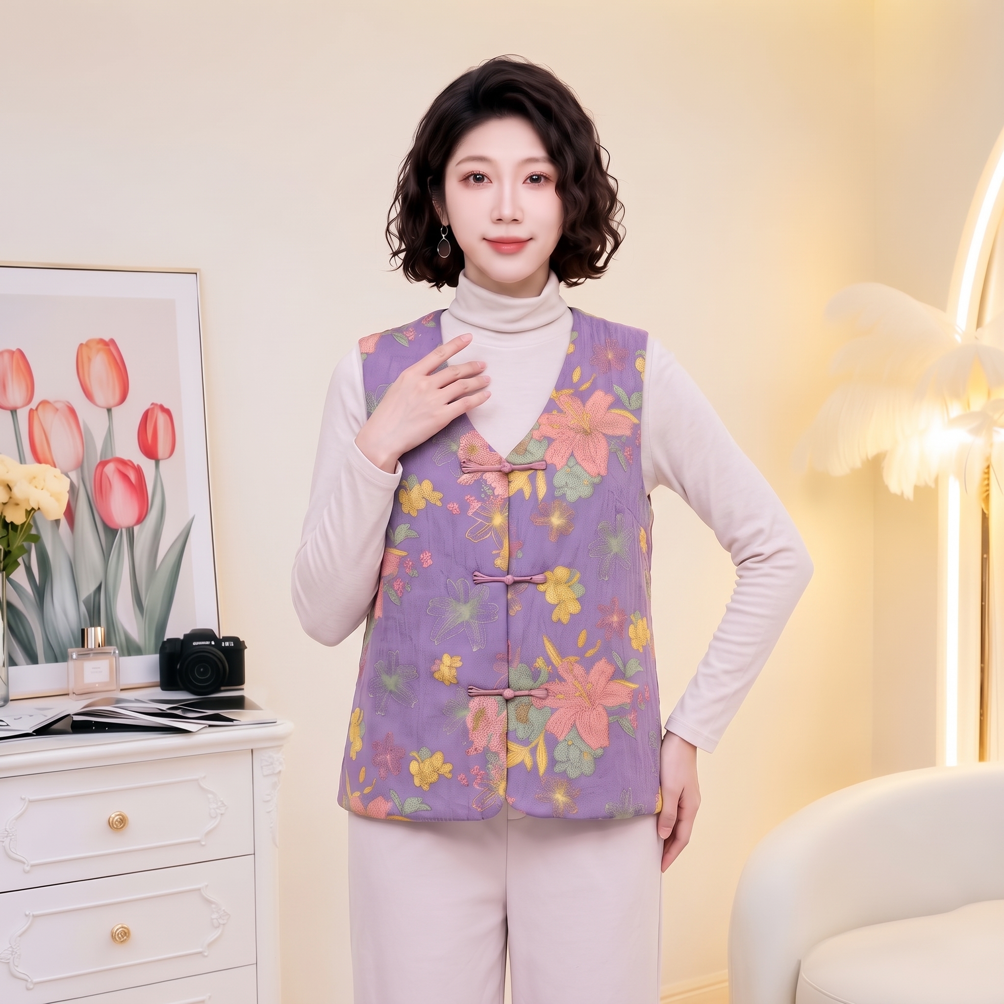 Modern Chinese Vest 5608