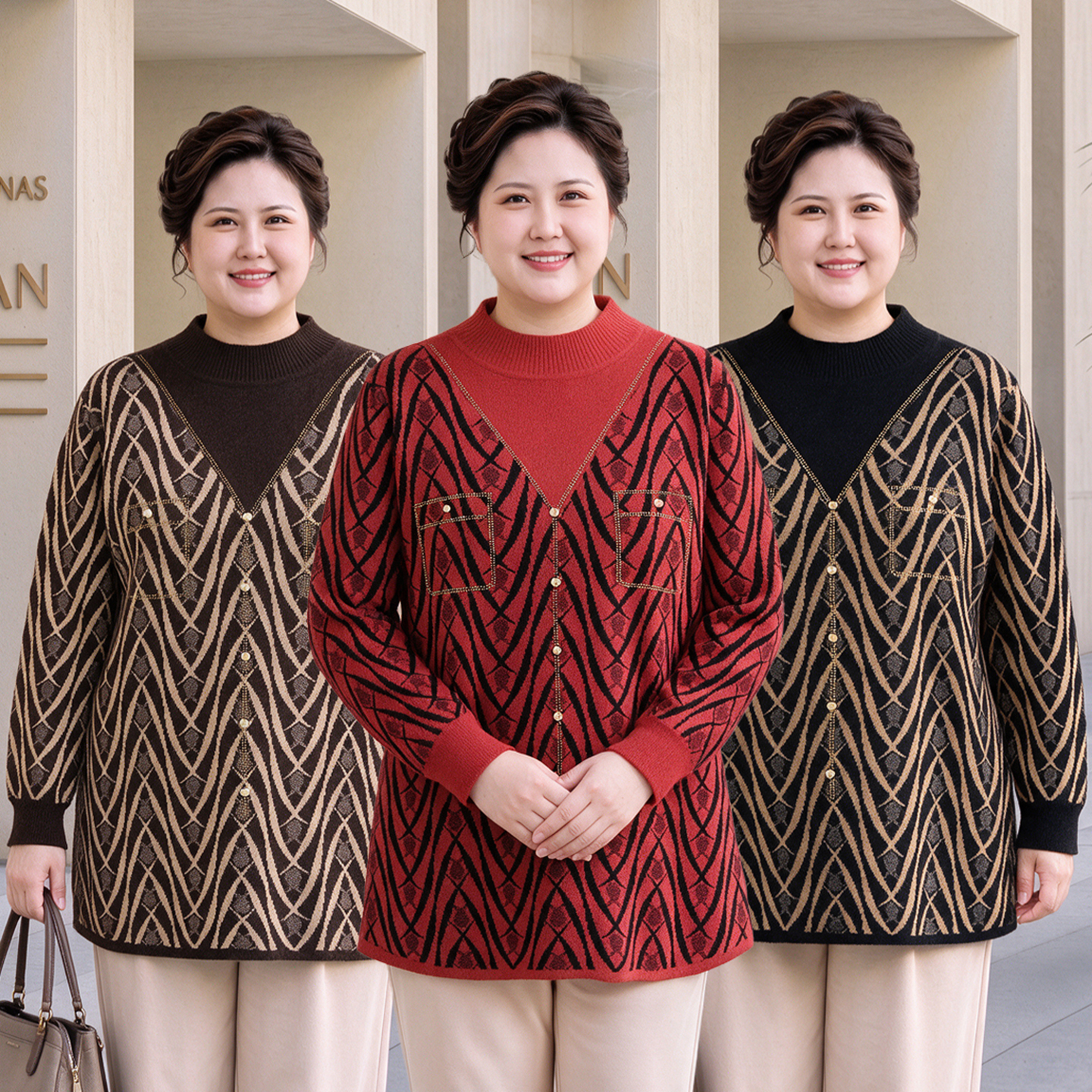 Elegant Sweater 6537